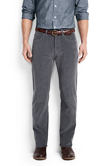 Men's Regular Fit 14-wale Corduroy Pants from Lands' End